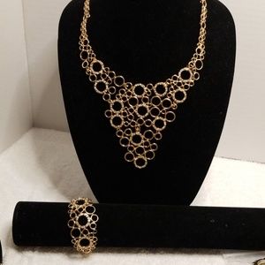 Necklace with bracelet
